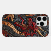 Fierce Dragon Art iPhone Hülle (Rückseite (Horizontal))