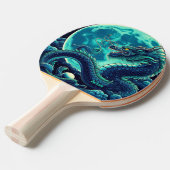 Fierce Dragon in Moonlight Personalized Tischtennis Schläger (Vorderseite)