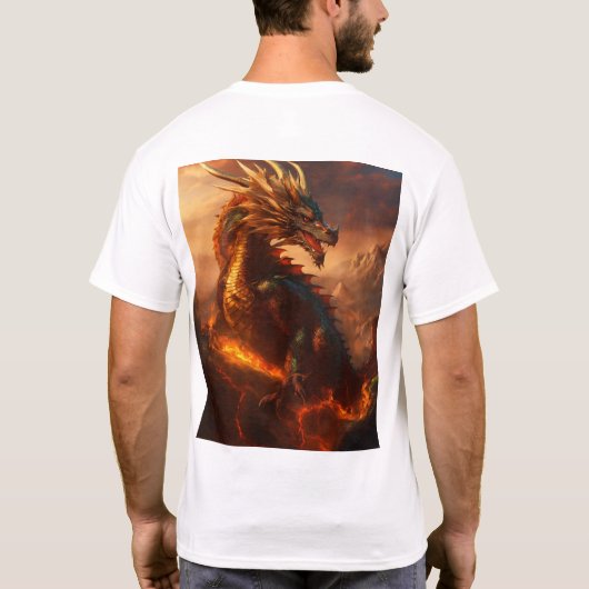 Fierce Dragon Legend T - Shirt (Rückseite)