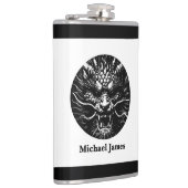 Fierce Dragon Personalized Flachmann (Rechts)