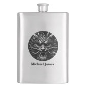 Fierce Dragon Personalized Flachmann (Vorderseite)
