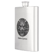 Fierce Dragon Personalized Flachmann (Links)