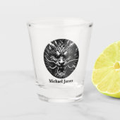 Fierce Dragon Personalized Schnapsglas (Vorderseite)