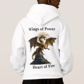 Fierce Dragon Rearing Hoodie (Rückseite)