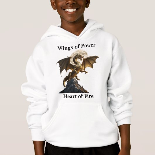 Fierce Dragon Rearing Hoodie (Vorderseite)