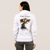 Fierce Dragon Rearing Hoodie (Schwarz voll)