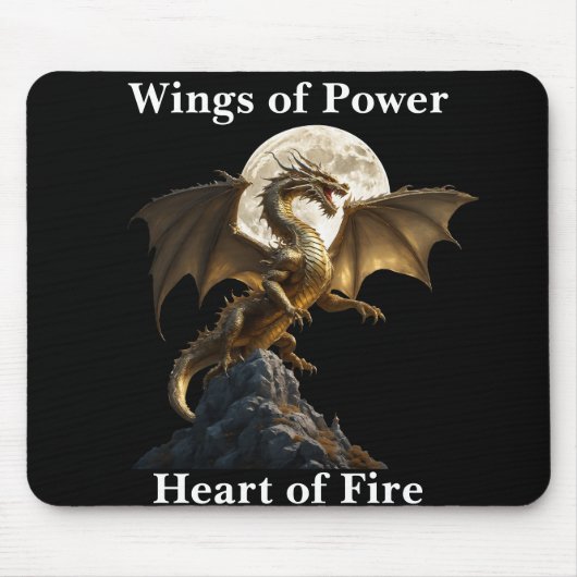 Fierce Dragon Rearing Mousepad (Vorne)