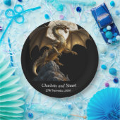 Fierce Dragon Rearing Pappteller (Party)