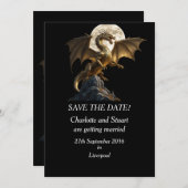 Fierce Dragon Rearing Save The Date (Vorne/Hinten)
