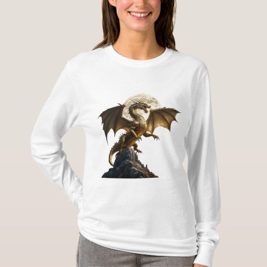 Fierce Dragon Rearing T-Shirt (Vorderseite)