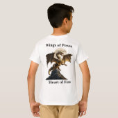 Fierce Dragon Rearing T - Shirt (Schwarz voll)