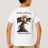 Fierce Dragon Rearing T - Shirt (Rückseite)