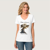 Fierce Dragon Rearing T-Shirt (Vorderseite Vollansicht)