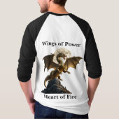 Fierce Dragon Rearing T-Shirt (Rückseite)