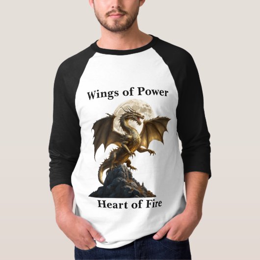 Fierce Dragon Rearing T-Shirt (Vorderseite)