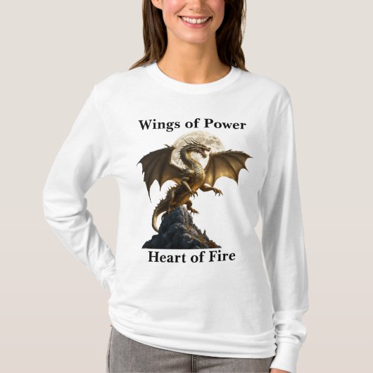 Fierce Dragon Rearing T-Shirt (Vorderseite)