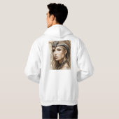 Fierce Dragon Tattoo Design - Symbol der Stärke, Hoodie (Schwarz voll)