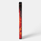 Fierce Dragon und Feuer iPhone Hülle (Linke Seite)