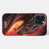 Fierce Dragon und Feuer iPhone Hülle (Rückseite (Horizontal))