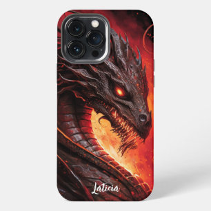 Fierce Dragon und Feuer iPhone 13 Pro Max Hülle
