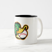 Fierce Duck Baseball Mascot Tasse (VorderseiteRechts)