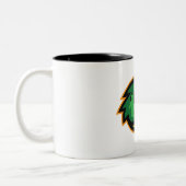 Fierce Duck Baseball Mascot Tasse (Links)