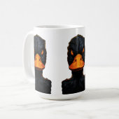 Fierce Duck - fett und auffallend Kaffeetasse (Vorderseite Links)