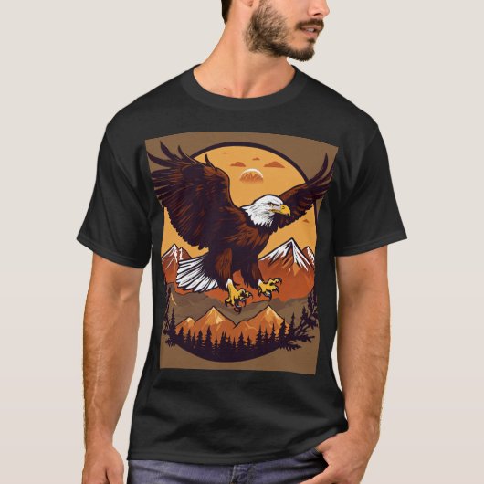 Fierce Eagle Tattoo T - Shirt - Intrizent (Vorderseite)