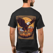Fierce Eagle Tattoo T - Shirt - Intrizent (Rückseite)