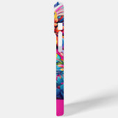 Fierce Elegante: Gewohnheitsgemäße Tigerwelt Case-Mate iPhone Hülle (Rückseite / Links)