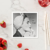 Fierce, Fabelhaft und vierzig! Serviette (Beispiel)