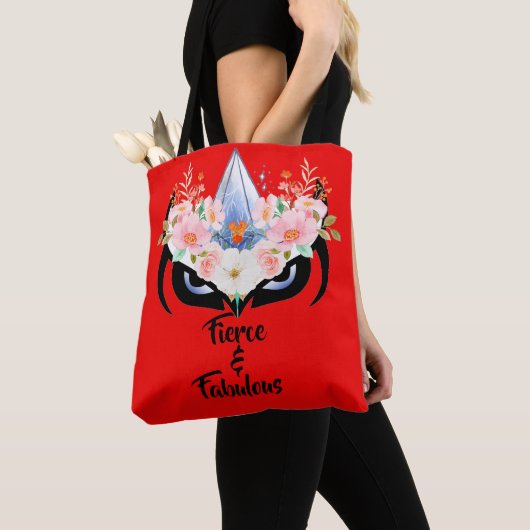 Fierce & fabelhaftes Blumendesign Tasche (Von Nahem)