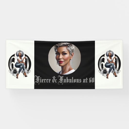 Fierce & Fabulous mit 60 Banner (Horizontal)