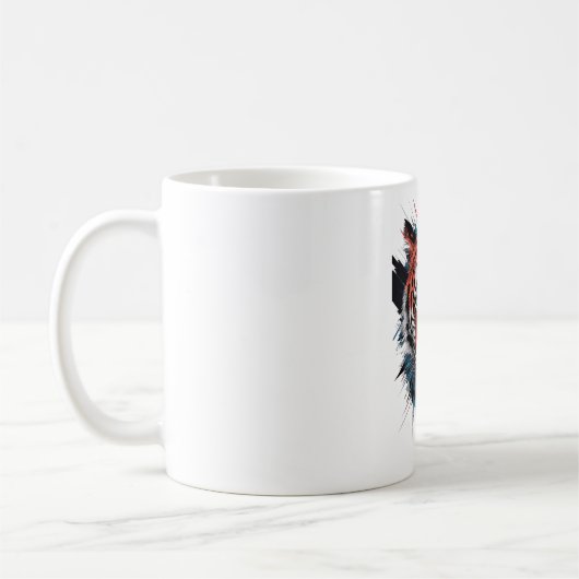 "Fierce & Fabulous" Tiger-Tasse Kaffeetasse (Links)