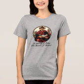 Fierce Faith St. Anthony's Power Unleashed Bolly Tri-Blend Shirt (Vorderseite)