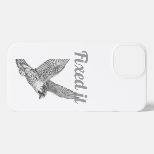 Fierce Falcon Sketch Phone Case iPhone Hülle (Rückseite (Horizontal))