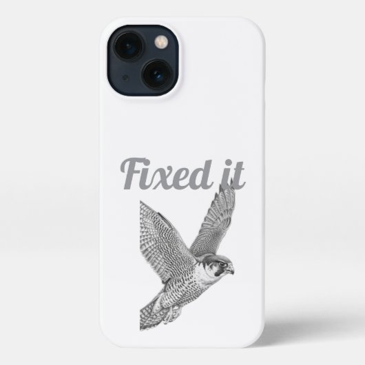 Fierce Falcon Sketch Phone Case iPhone Hülle (Rückseite)
