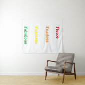 Fierce Fantless Fantastische Fabelziffer Wandteppich (Beispiel (Horizontal))