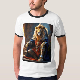 Fierce & Fearless: Lion Print T - Shirt" T-Shirt
