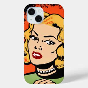 Fierce & Fearless: Retro Comic Book - Angry Woman Case-Mate iPhone Hülle