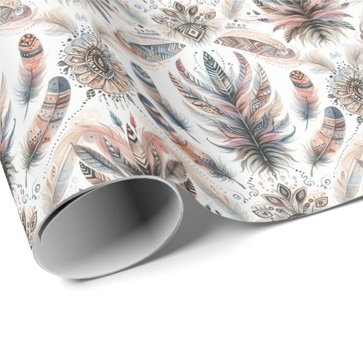 Fierce Feath Geschenkpapier (Rolleneckpunkt)