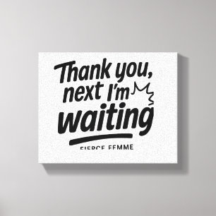 FIERCE FEMME - Stärkung der Leinwand Wall Art for 