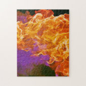 Fierce Fire Abstrakt Art Puzzle (Vertikal)