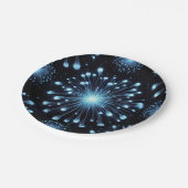 Fierce Fireworks Pappteller (Schrägansicht)