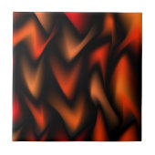 Fierce Flames Abstrakt Fliese (Vorderseite)
