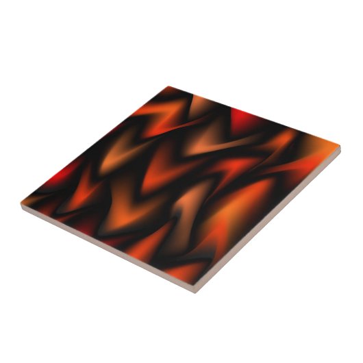 Fierce Flames Abstrakt Fliese (Seite)