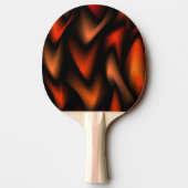 Fierce Flames Abstrakt Tischtennis Schläger (Rückseite)