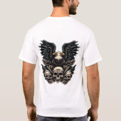"Fierce Flight - Eagle Sticker Art Wallpaper" T-Shirt (Rückseite)
