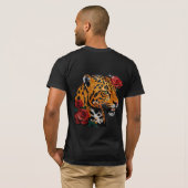 "Fierce & Floral" T-Shirt (Schwarz voll)
