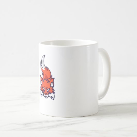 Fierce Fox - Bold & Striking Fox Kaffeetasse (VorderseiteRechts)